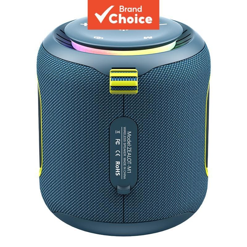 ZEALOT M1 Caixa de Som Bluetooth Externa 30W 6000mAh IPX6 À Prova D'Água Luz RGB Portátil Super Graves Corrente de