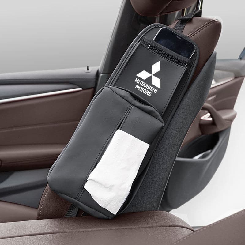 Bolsa Organizadora Lateral para Banco de Carro com Múltiplos Compartimentos para Mitsubishi Xpander ASX Triton Lancer Ou
