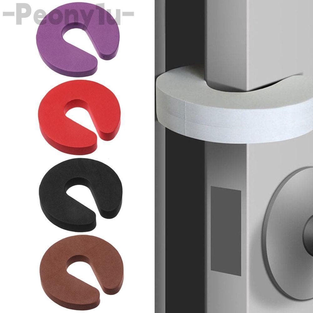 PEONY 4 Pcs Rolha De Porta Cozinha Quarto Clipe Protetor De Dedo