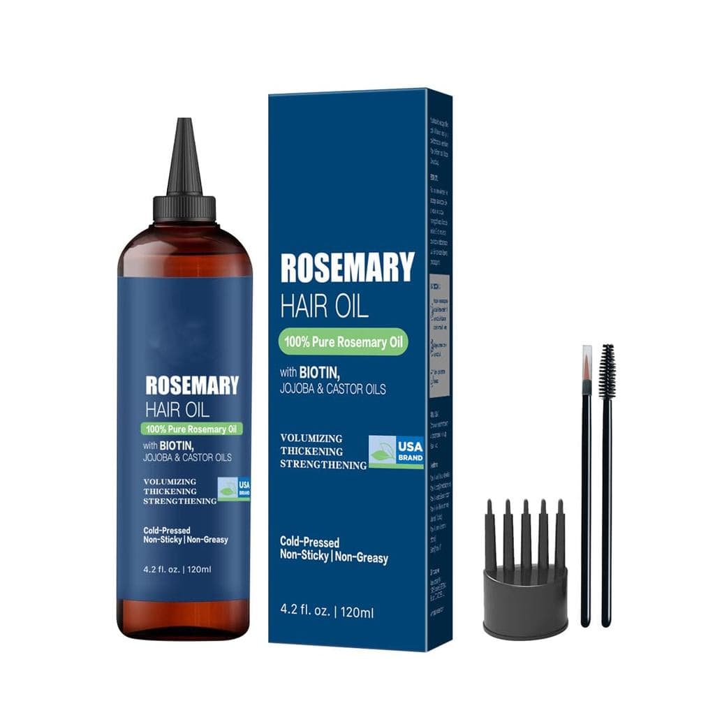 ColdHugRootsRosemaryHair120ml - Promove o crescimento capilar, cuidado fortificante com Biotina, Jojoba e Óleo de Rícino