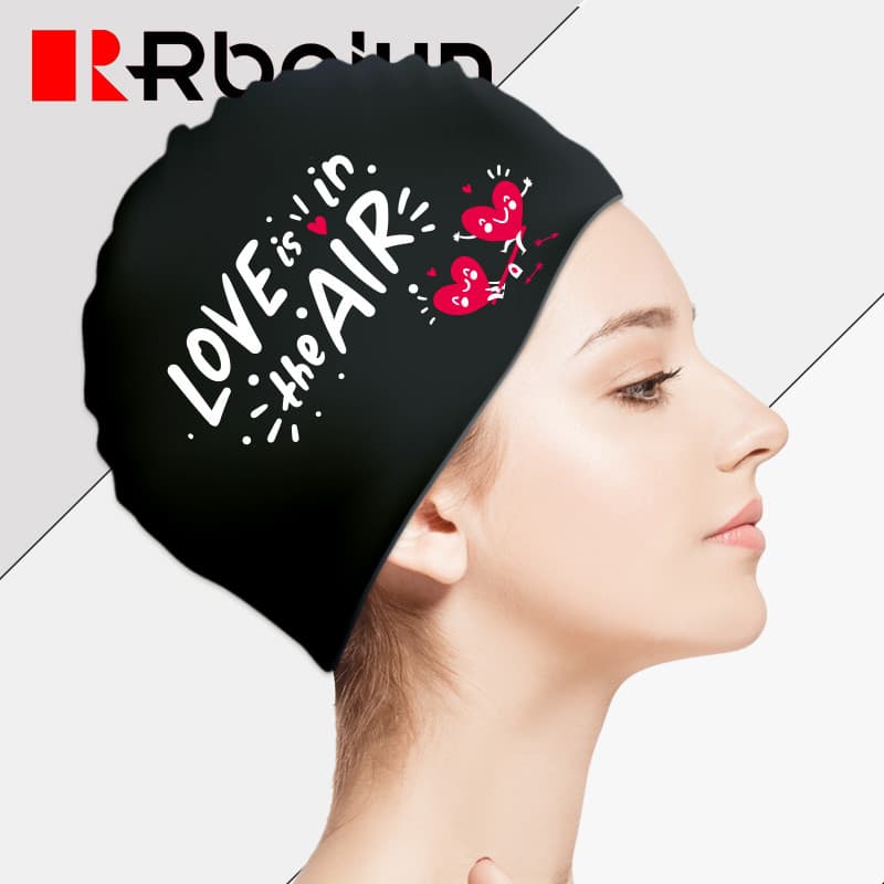 Touca de natação feminina, cabelo longo dedicado, à prova d'água, não estrangulado, fofa, japonesa, estilo casal, unisse