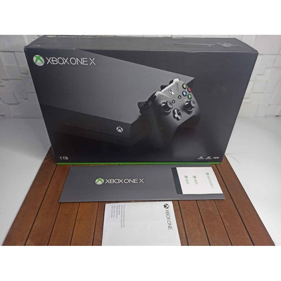 Caixa Vazia para Console Xbox One X - Microsoft - Completa