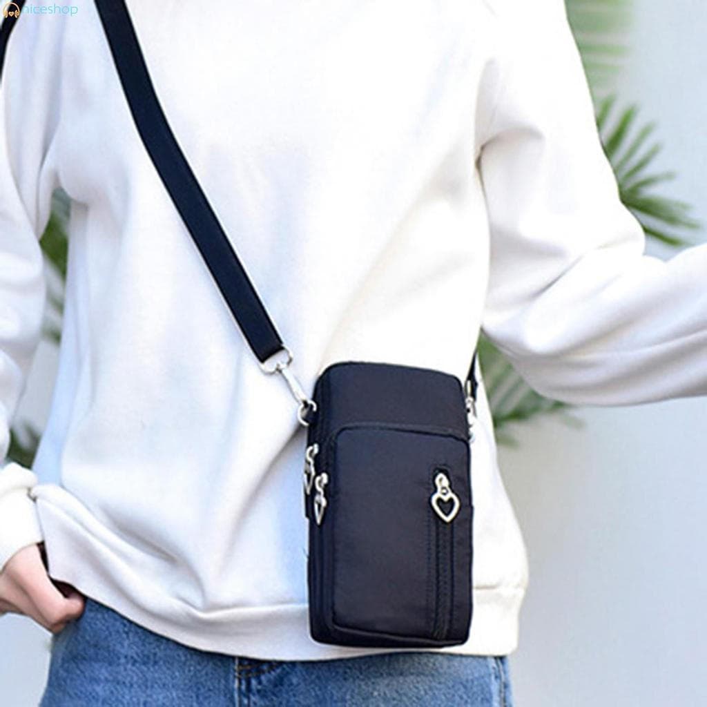 Bolsa de Ombro Pequena para Telefone Feminina, Bolsa Transversal para Telefone, Porta-Cartões, Carteira KIYV