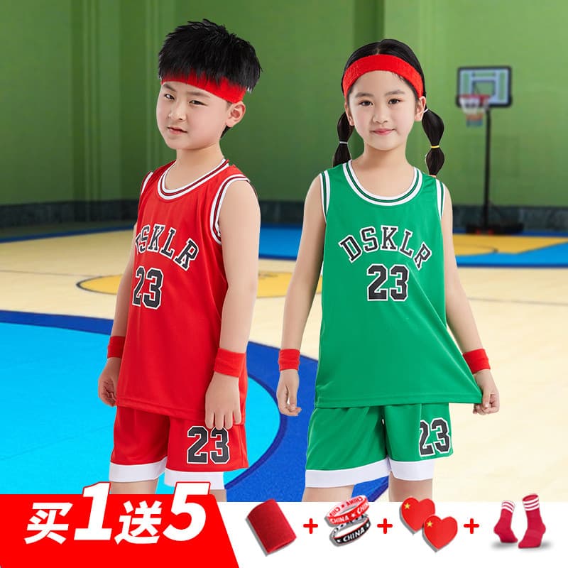 Meninos uniforme de basquete colete terno infantil médio grande crianças James No. 23 Jersey Sports Roupas de secagem rá