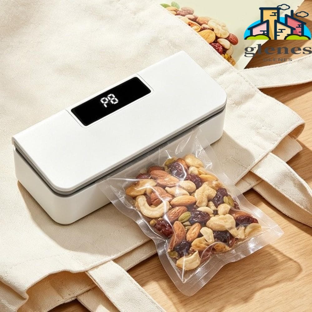 Selador De Sacos Plásticos GLENES , Portátil Para Manter A Vedação Fresca | Mini Inferior Recarregável USB