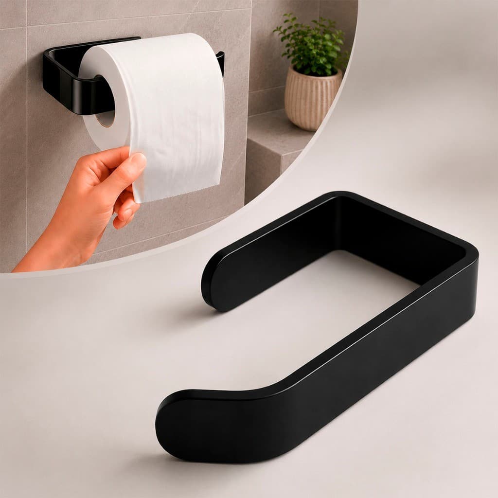 Suporte Papel Higiênico Banheiro Lavabo Porta Papel Caixa Acoplada