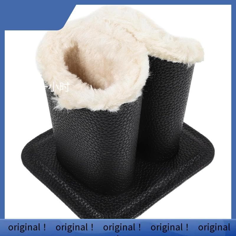Suporte De Óculos Forrado De Pelúcia Com Slot Duplo Organizador Elegante De Mesa Exibição Texturizado Preto