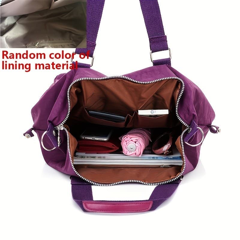Bolsa de ombro feminina de grande capacidade, alça removível de grande capacidade, bolsa de moda, bolsa mensageiro de vi