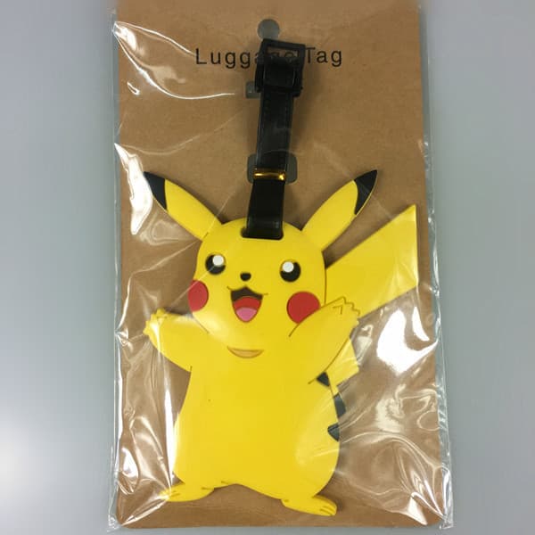 Etiqueta de bagagem Etiqueta de sinal de nome Pokémon Pica Super Pokémon Etiqueta de bagagem 4VCT
