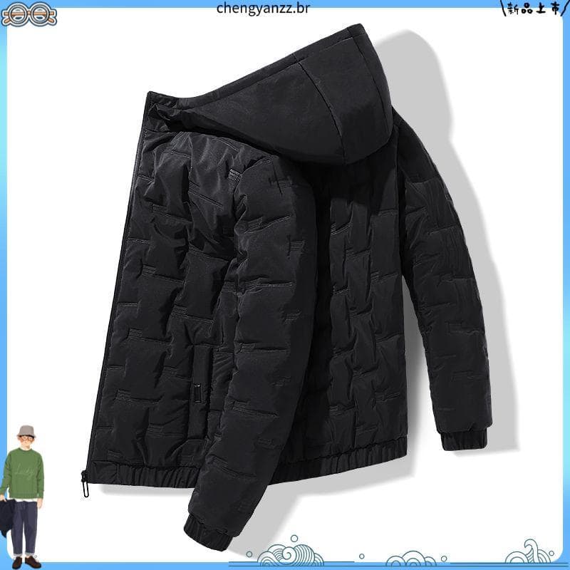 Jaqueta acolchoada primavera outono inverno jaqueta acolchoada masculina novo estilo na moda jaqueta Casual juventude ja