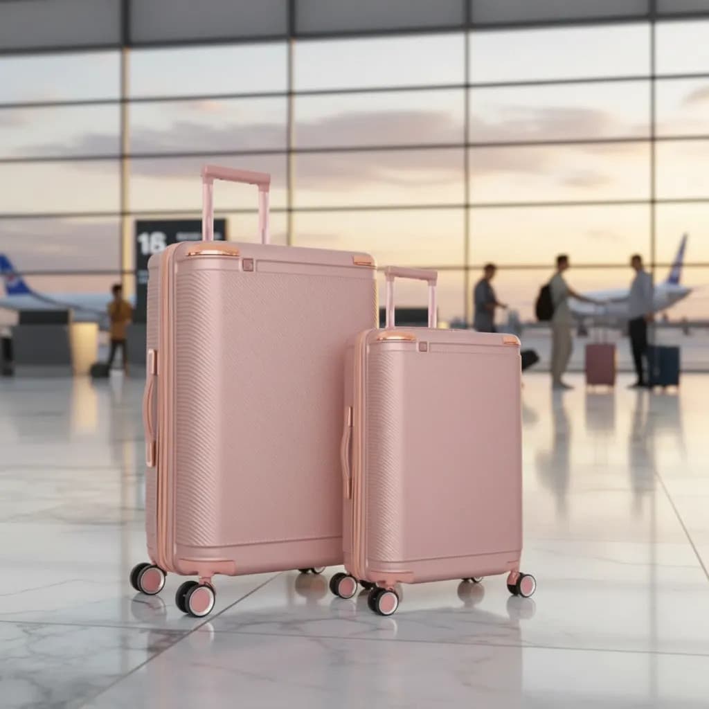 Kit Mala De Viagem Cruzeiro Malas 2 Malas de bordo 10 E 23kg