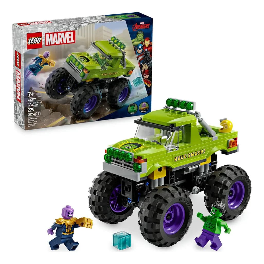 Lego Marvel Super Heroes - Caminhão Do Hulk Vs Thanos 76312