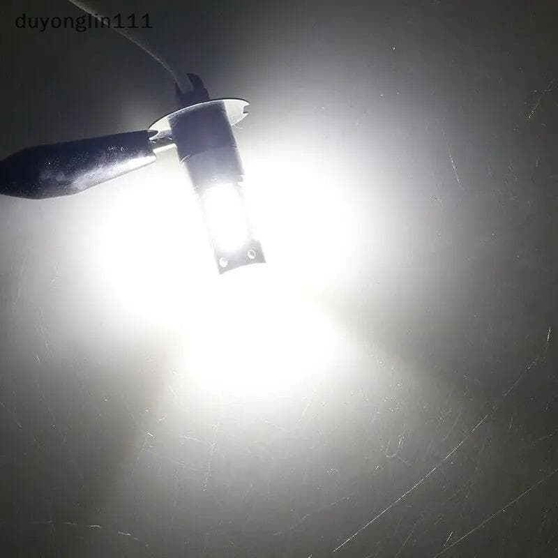 (duyonglin111) 1pc Carro H3 LED Luz De Nevoeiro Lâmpadas De Alta Potência Lâmpada Diurna Super Brilhante Nova