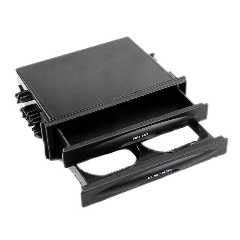 qo Suporte Para Copo De Carro , Caixa De Armazenamento , Organizador Duplo Din , Rádio Poeta , Frontal Garrafa De Bebida