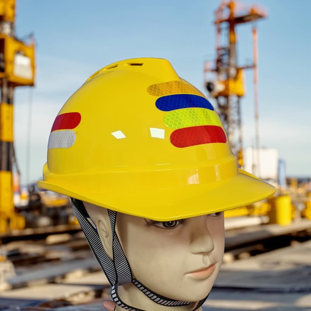 Capacete de segurança canteiro de obras construção padrão nacional construção engenharia elétrica líder
