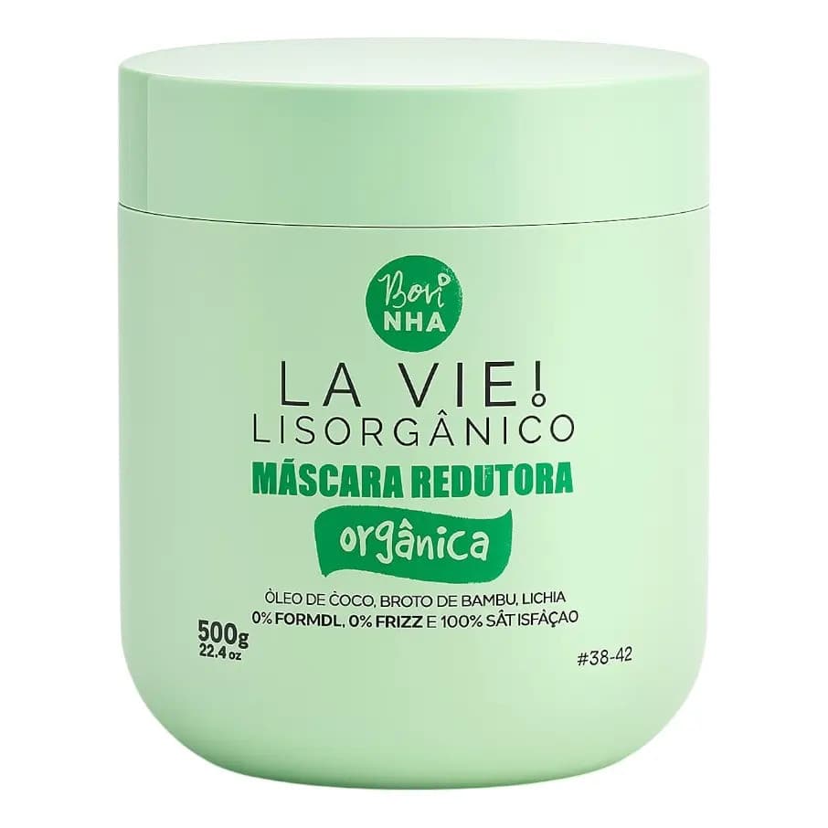 Máscara Redutora, Orgânica, Sem Formol, Frizz, Brilho