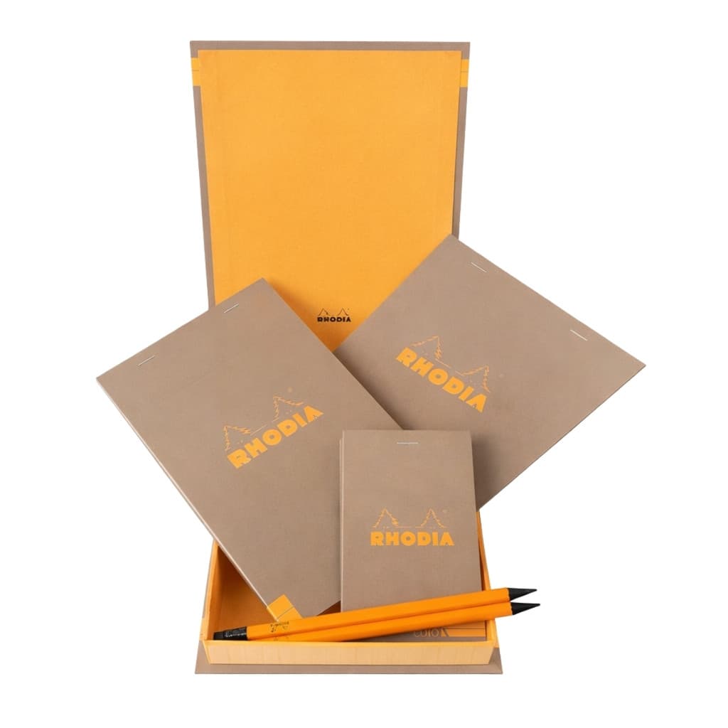 Kit Essential Color Box Taupe com 5 Unidades Rhodia - 92964C