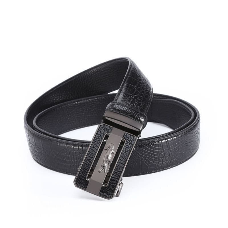 ❤Novidades❤❤ Cinto jacaré masculino negócios moda cinto automático High-End Casual cinto calças cinto 26.8.21