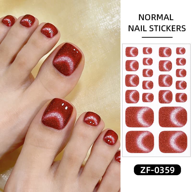 10 peças de adesivos de unhas em película de cor sólida, adesivos de unhas com efeito olho de gato, adesivos adesivos pa