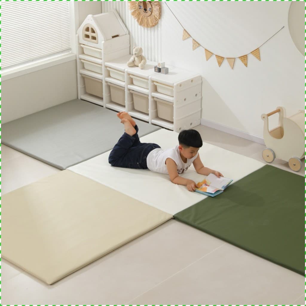 [Fácil de Limpar] Tapete Infantil para Bebês/Tapete de Atividades/Antiderrapante/Espuma/Portátil