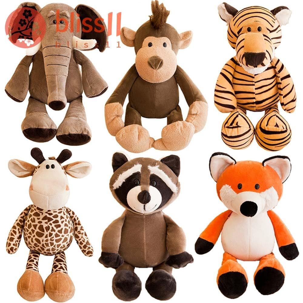 BLISS11 Boneca De Pelúcia Brinquedo Macio Girafa Animais 25 Cm Macaco Cachorro Brinquedos Fofos
