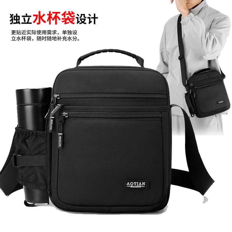 Multifuncional viagem masculina conveniente saco de garrafa de água mochila masculina 2026 novo Casual à prova dwaterpro