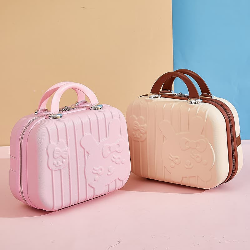 Bolsa cosmética para bagagem de mão feminina 47cm Mini bolsa de armazenamento presente da empresa mala leve