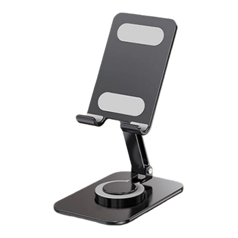 Suporte universal de mesa, suporte metálico dobrável e rotativo, suporte para tablet e telefone.
