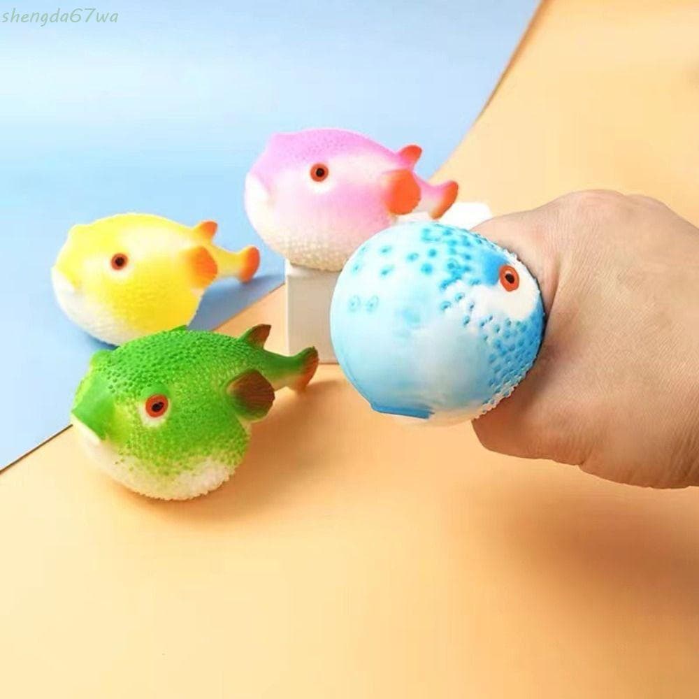 SHENGDA Baiacu Squeeze Pinch Toy , Simulação TPR