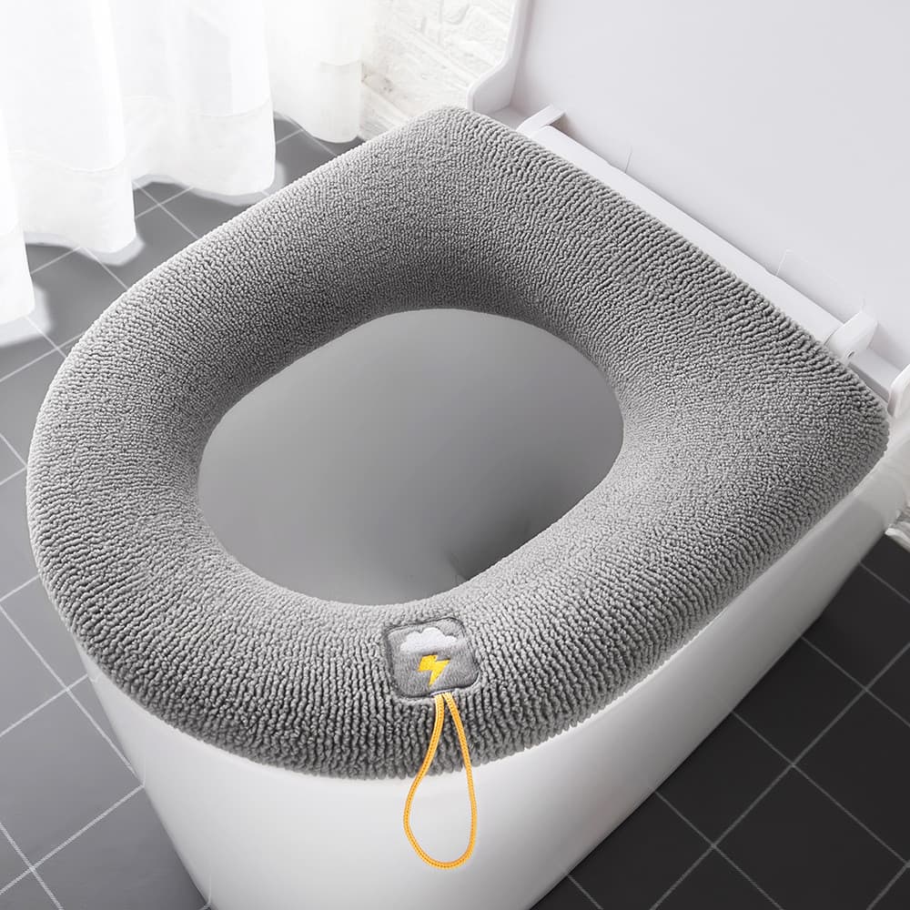 Almofada Universal para vaso sanitário, quatro estações, espessada, malha, lavável, anel de vaso sanitário doméstico