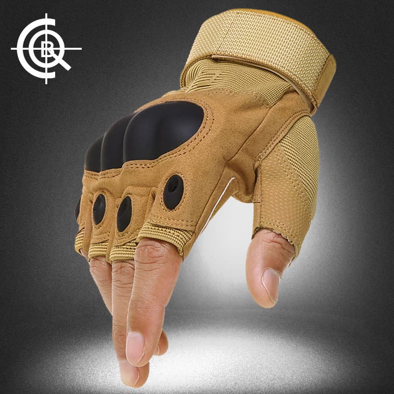 CQB Luvas Táticas Meio Dedo Anti-Corte Luvas de Combate Ventilador Militar Masculino Resistente ao Desgaste Fitness Ao A