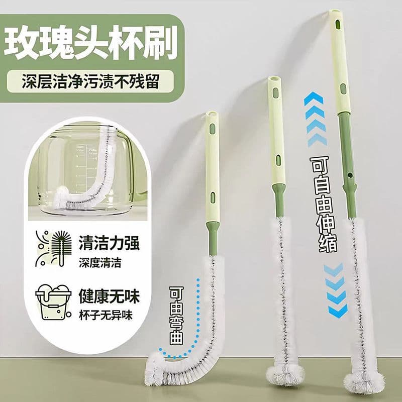Escova de limpeza retrátil Universal copo escova garrafa escova copo de água escova de limpeza copo de lavagem Multi-Pur