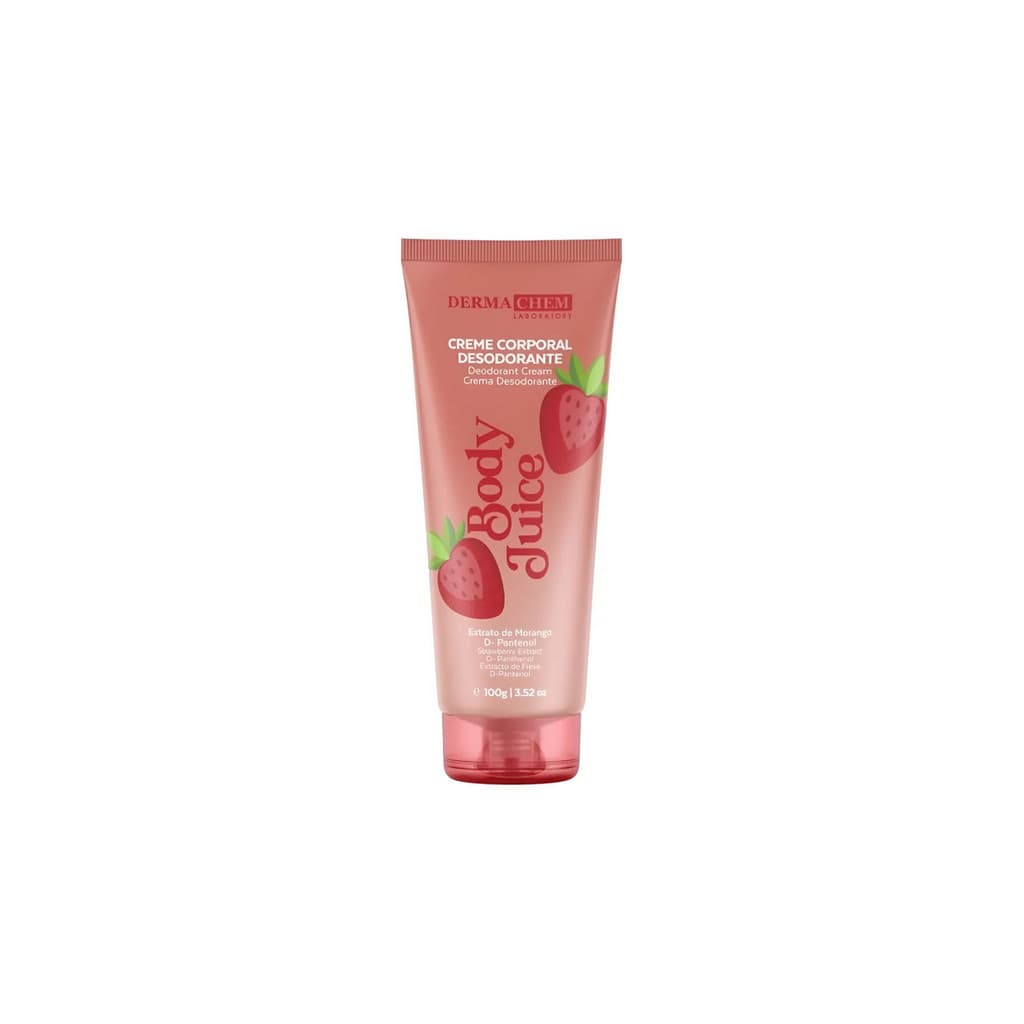 Creme Corporal Desodorante Morango Dermachem Body Juice 100g