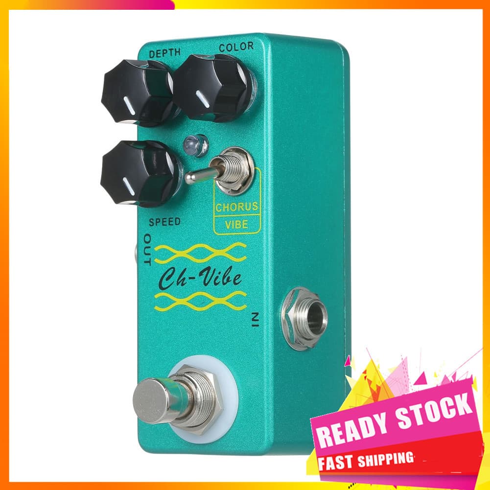 gfgfgfgg MOSKYaudio Chorus/Vibe Effect Pedal Efeitos de guitarra Single Mini