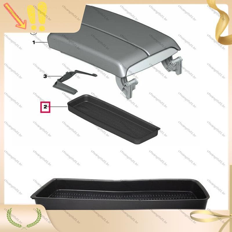 [Promover C] Para Bandeja De Caixa De Armazenamento De Apoio De Braço Central Série 3 E90 E91 E92 E93 7118064 5116711806
