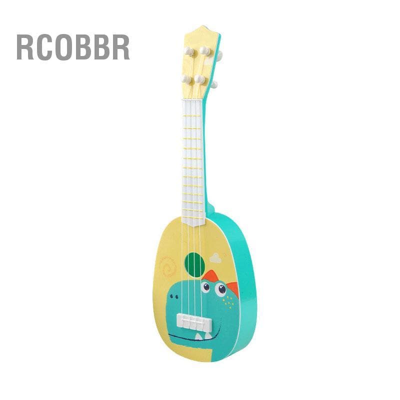 Rcobbr Rcobbr Crianças Ukulele Brinquedo Plástico Mini 4 Cordas Instrumentos Educacionais Iniciais Presente Musical 35cm