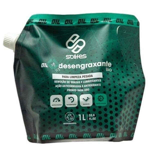 Desengraxante Biodegradável Solifes 1 litro Limpeza Profissional Refil