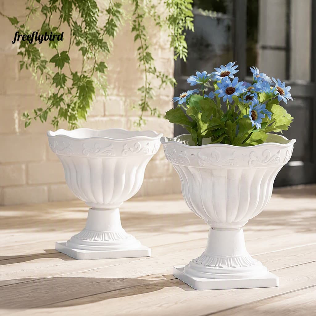 Recipiente De Planta De Coluna Romana Fz , Flores Decorativo Para Casa , Vaso Durável
