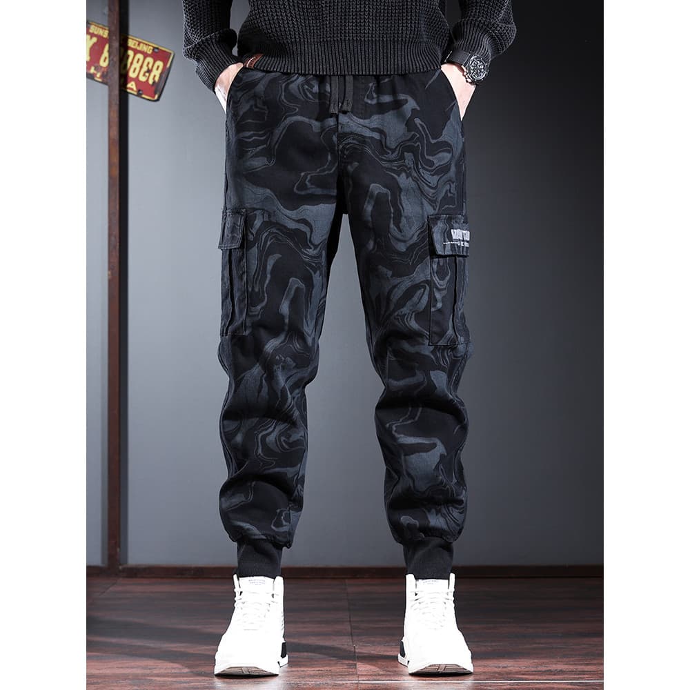 2026 novo estilo camuflagem macacão calças masculinas primavera outono calças casuais masculinas calças masculinas torno