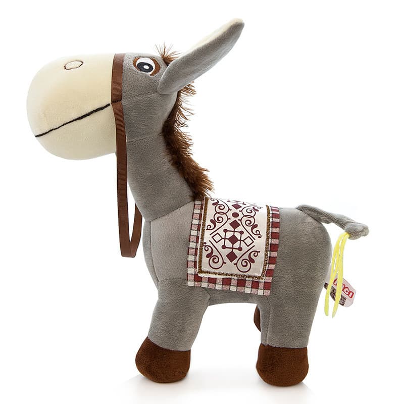 Pequeno burro brinquedo de pelúcia pônei boneca casamento jogando presente do feriado garra máquina boneca FCNZ