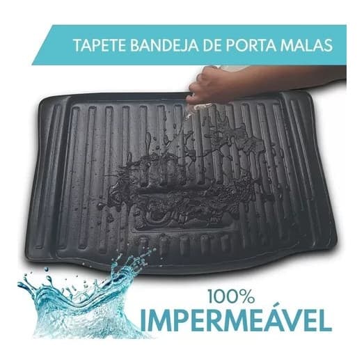 Tapete Bandeja Protetor Porta Mala New Sandero A Partir 2015 Preto
