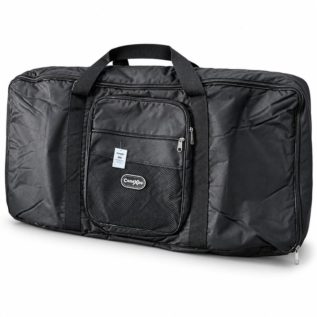 Capa Bag Para Teclado Yamaha PSR-SX600 61 Teclas Conexão XS6 Acolchoada