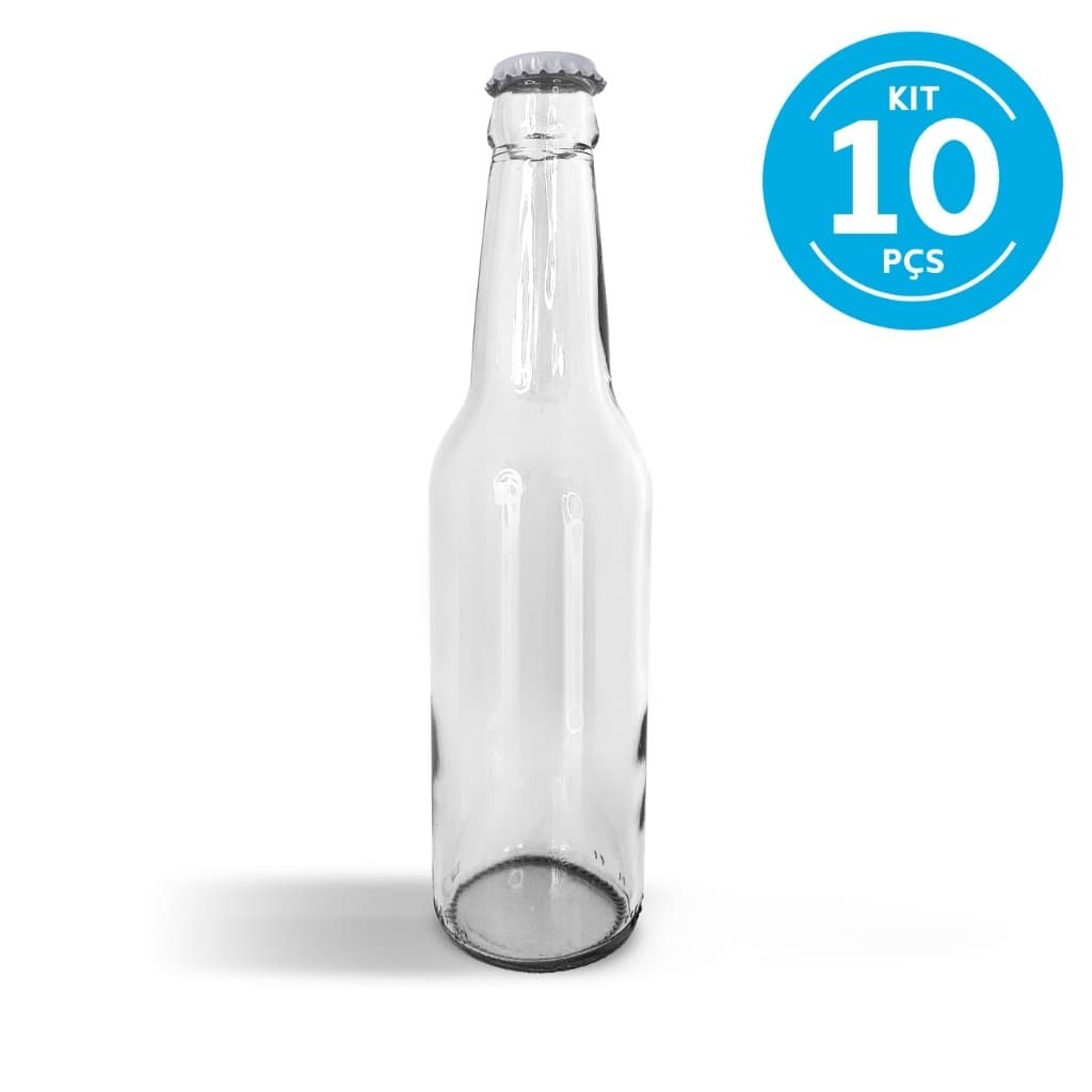 10 Garrafa De Vidro Long Neck 500 Ml Itubaina