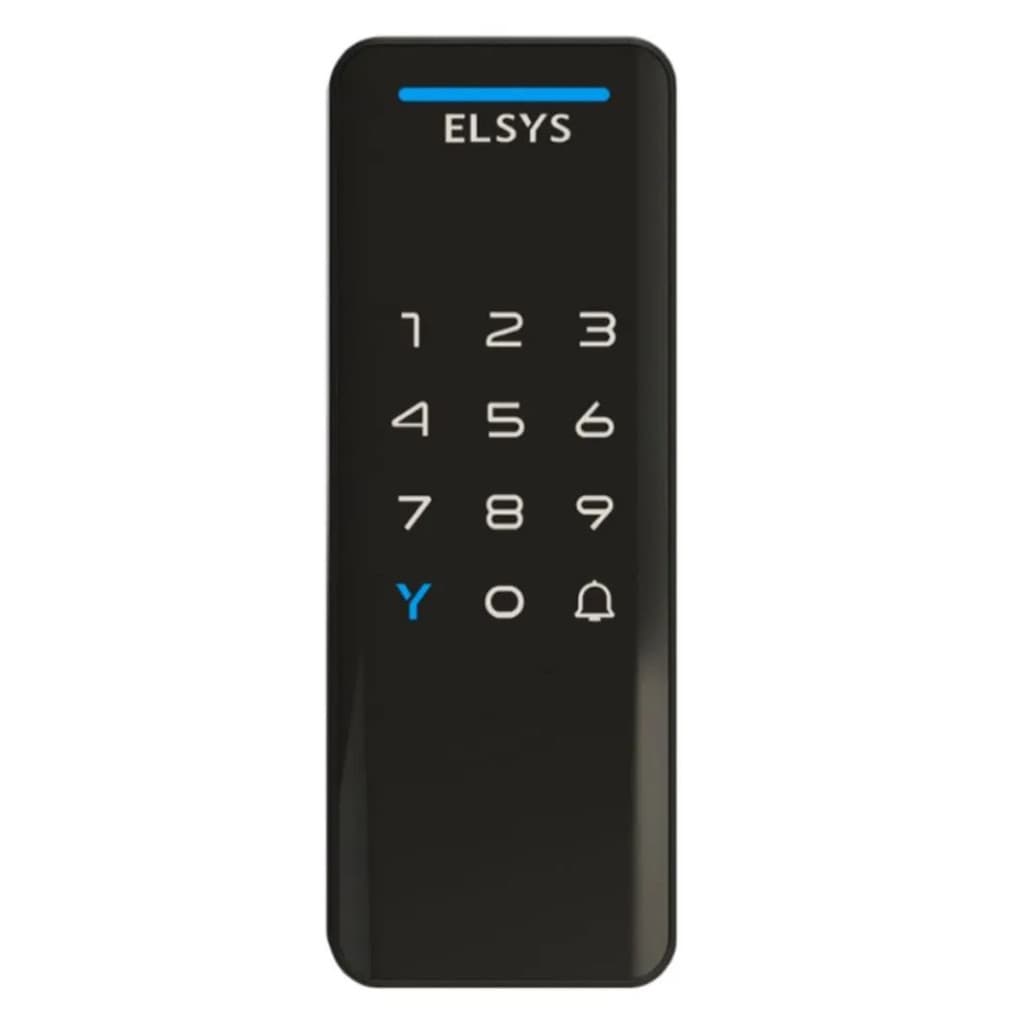 Fechadura Digital De Sobrepor Elsys Pop Preta Senha