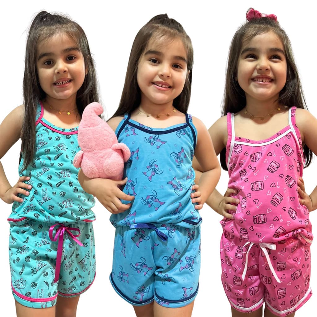 Baby Doll Alça Infantil Promoção
