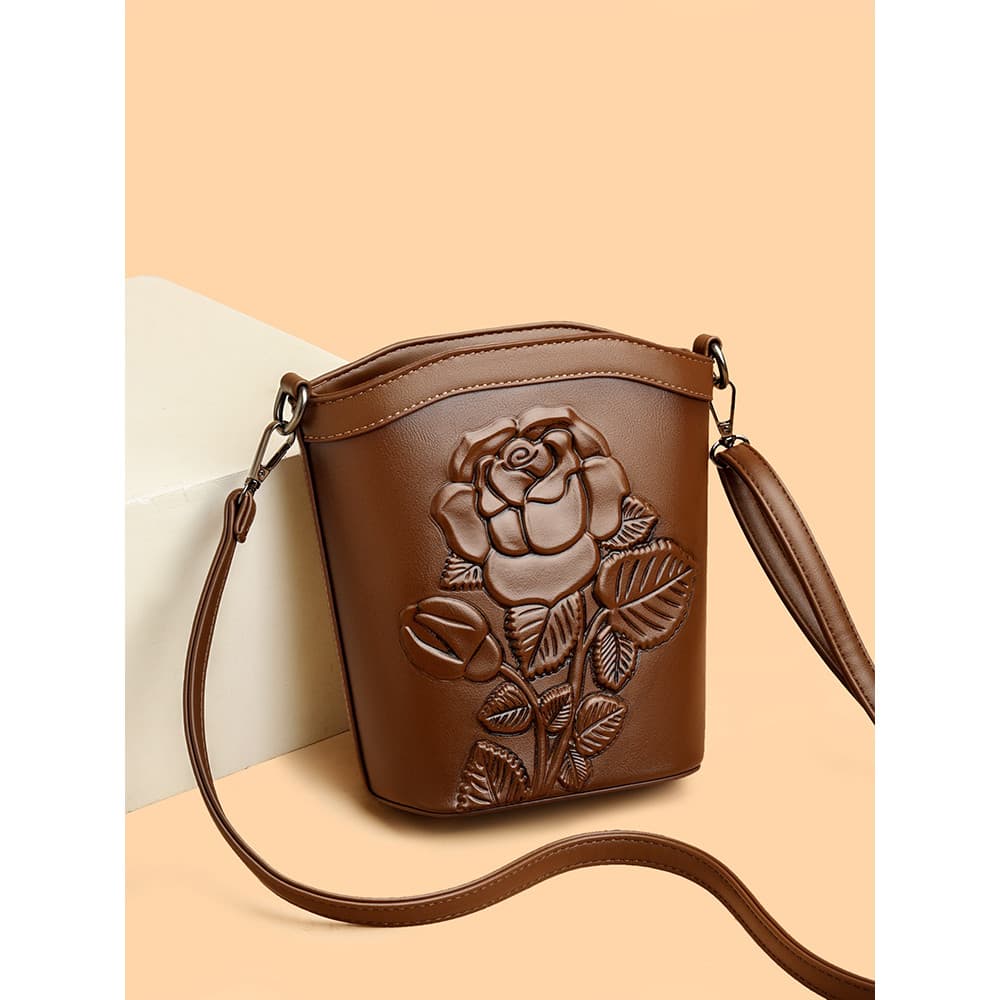 Genuíno couro genuíno saco do telefone móvel feminino 2026 novo estilo moda High-End sentido de um ombro pequeno saco de