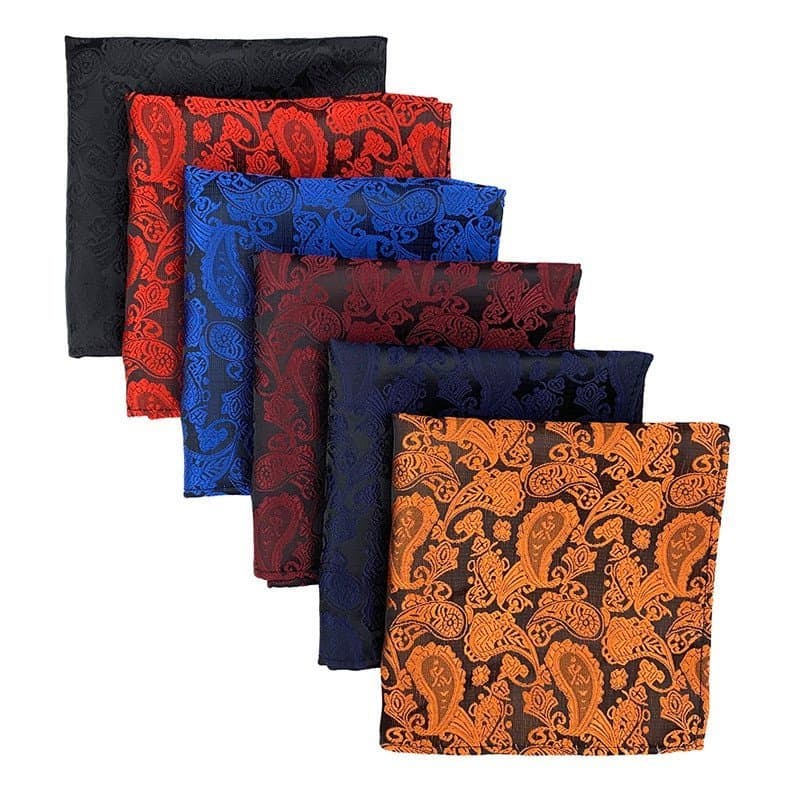EFAN Bolso Quadrado Para Homens Mulheres Ternos De Impressão Floral Lenço Masculino Lenços Terno Toalhas