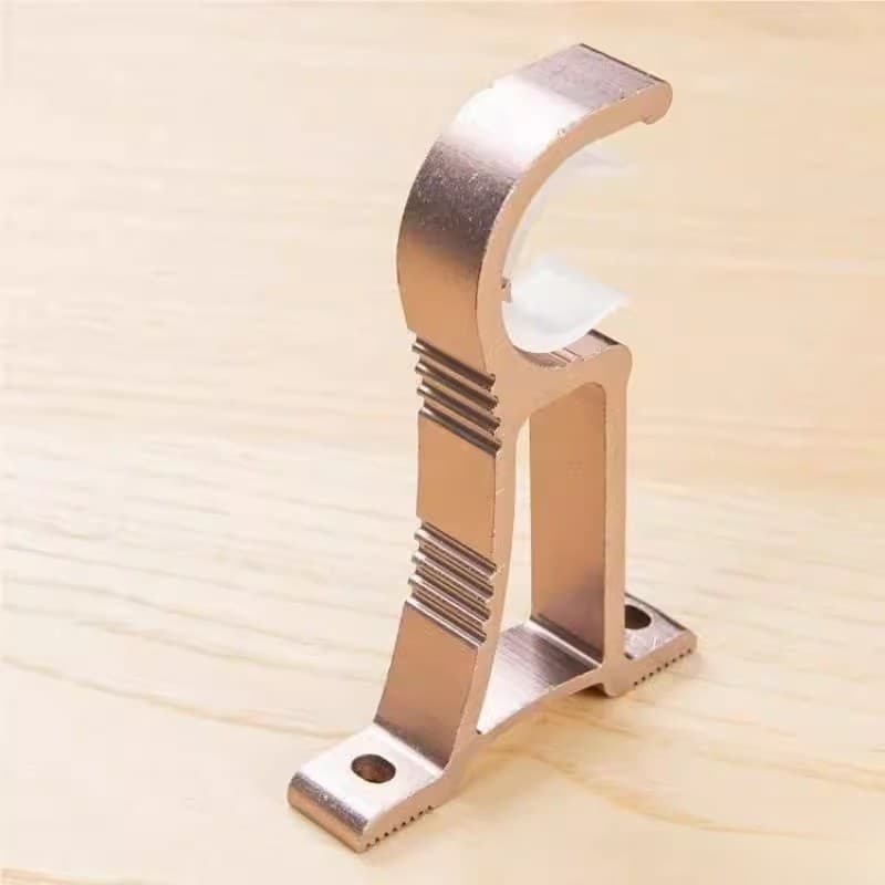Suporte de haste de cortina suporte fixo prateleira haste romana conjunto completo gancho de parede gancho de carga aces
