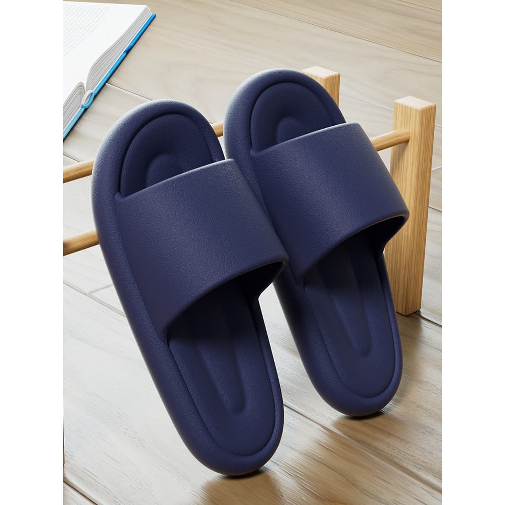 Chinelos masculinos verão simples interior casa banheiro banho sola macia antiderrapante antiderrapante antiderrapante s