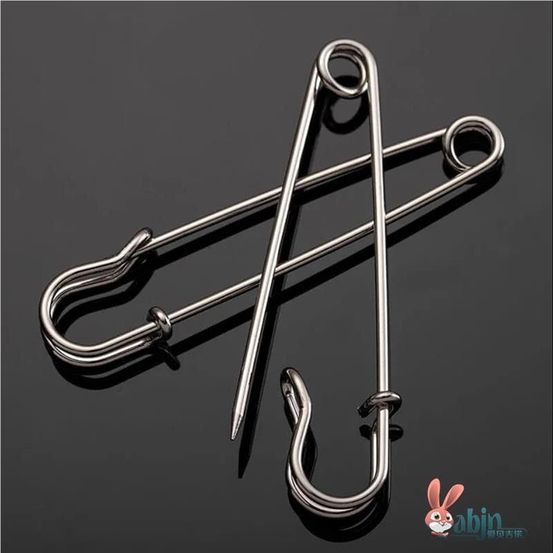 Pin de aço inoxidável roupas fixas calças de cintura grande mudança pequeno broche Anti-reflexo fivela dura pino broche